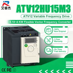 Variateur de fréquence ATV12HU15M3 d'origine, 1,5 kW, triphasé, 200-240 V, contrôle vectoriel, automatisation industrielle, convertisseur VFD - Product Image 1