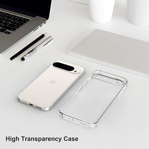 Coque de téléphone anti-chocs <span class=keywords><strong>Alpha</strong></span> Texture pour Google Pixel 9 Pro XL Clear Ultra Thin TPU Cover Anti-Drop Smartphone Back Cover - Product Image 6