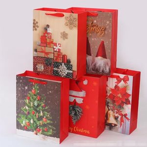 Stock de sac cadeau de Noël ins Wind Cute magasin de vêtements fourre-tout vente en gros de sac à jouets décorations de Noël noël 2024 sacs-cadeaux - Product Image 2