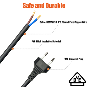 EU 2 pin đèn dây với chuyển đổi quay cắm 2M <span class=keywords><strong>Dimmer</strong></span> chuyển đổi mở rộng dây với núm Tước kết thúc sẵn sàng cho DIY ánh sáng hệ thống dây điện - Product Image 6