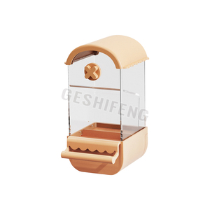 Comederos para pájaros, comedero automático para loros, <span class=keywords><strong>bebedero</strong></span>, contenedor de alimentos de semillas acrílicas, jaula, accesorios para <span class=keywords><strong>periquitos</strong></span> pequeños y medianos - Product Image 1