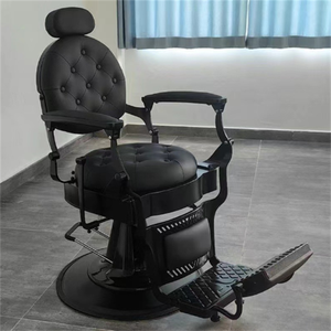 Meilleures ventes <span class=keywords><strong>de</strong></span> mobilier <span class=keywords><strong>de</strong></span> salon <span class=keywords><strong>de</strong></span> beauté haut <span class=keywords><strong>de</strong></span> gamme, fauteuil <span class=keywords><strong>de</strong></span> <span class=keywords><strong>coiffeur</strong></span> rotatif à 360 degrés avec siège en cuir et pompe hydraulique pour hommes - Product Image 1