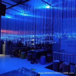 Fiber Optic Lights 2.5mm 250m Roll Color Changing Seven Color Luminous Plastic Fiber Optic Strips Party Lighting - Product Image 2