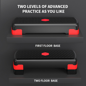 वयस्क योग फिटनेस को आकार देने एरोबिक पेडल समायोज्य दो परत खेल एरोबिक कदम फिटनेस पेडल - Product Image 2