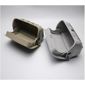 Skoda Octavia Roof Sunglasses Holder 5E0 868 837 Gray <b>Beige</b> Plastic <b>Storage</b> <b>Box</b> For Car Interior - Product Image 2