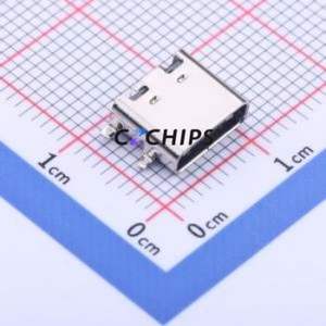 YTC-TC16S-26 USB Connector SMD Connector ( Connector Type: Type-C )( Gender: Female )( Mounting Type: Horizontal Mount ) - Product Image 1