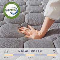 Matelas à ressorts 7 zones, simple, double, king size, ressorts, latex, mousse à mémoire de forme, meubles de chambre à coucher, soutien moyen ferme
