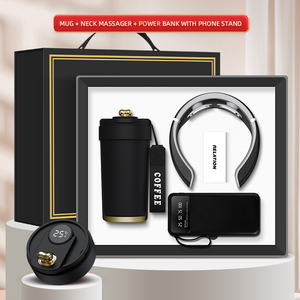 Bestseller Werbe-Geschenkset mit Individuellem Logo: Tasse / Nackenmassagegerät / Powerbank – Geschenke zur Mitarbeiterwertschätzung - Product Image 4
