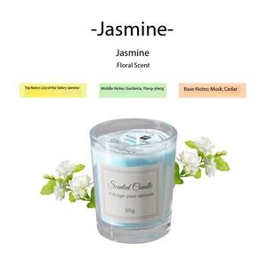 Velas aromáticas no tóxicas ecológicas de cera de soja con logotipo personalizable con fragancia de larga duración para ayudar a dormir - Product Image 6