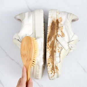 Bamboo Laundry Brush Soft Bristles Cleaning Tool For Clothes And Shoes - Product Image 2