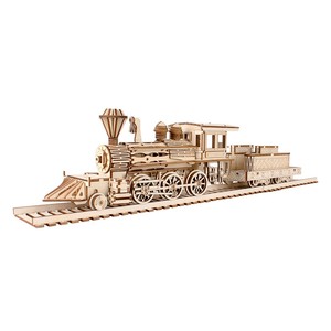 Khuyến mãi DIY gỗ 3D Tàu Hơi Nước mô hình câu đố đồ chơi handmade lắp ráp ghép hình câu đố cho trẻ em người lớn - Product Image 1