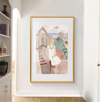A2 27x40 30x40 50x70 affiche en métal cadre photo mural suspendu plus grand mince en aluminium affiche cadre photo