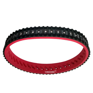 Yonghang Timing <b>Belt</b> 345L <b>Red</b> Rubber Wear Resistant For Packaging Machine - Product Image 5