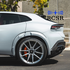Jantes forgées monobloc RCSR <span class=keywords><strong>21</strong></span> 22 23 pouces 5x115 5x130 argentées usinées à <span class=keywords><strong>10</strong></span> rayons en alliage pour Ferrari Purosangue SUV USDM - Product Image 3