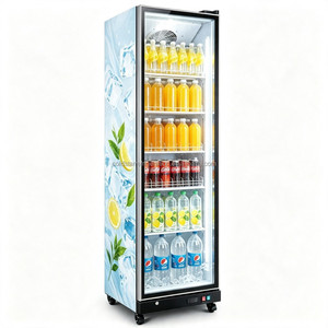 2026 Wholesale Household Energy-Saving Full Glass 1-Door Display Cabinet and Beverage Refrigerated <b>Freezer</b> - Product Image 5