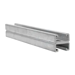 Bien vendu Bon prix <span class=keywords><strong>Canal</strong></span> de jambe de force 41x21 Plafond métallique Dos à Dos Double <span class=keywords><strong>Canal</strong></span> avec Trou - Product Image 1