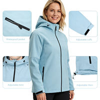 Veste imperméable ultra légère pour femme, veste coupe-vent pliable pour la randonnée, le cyclisme, la course à pied et le trekking