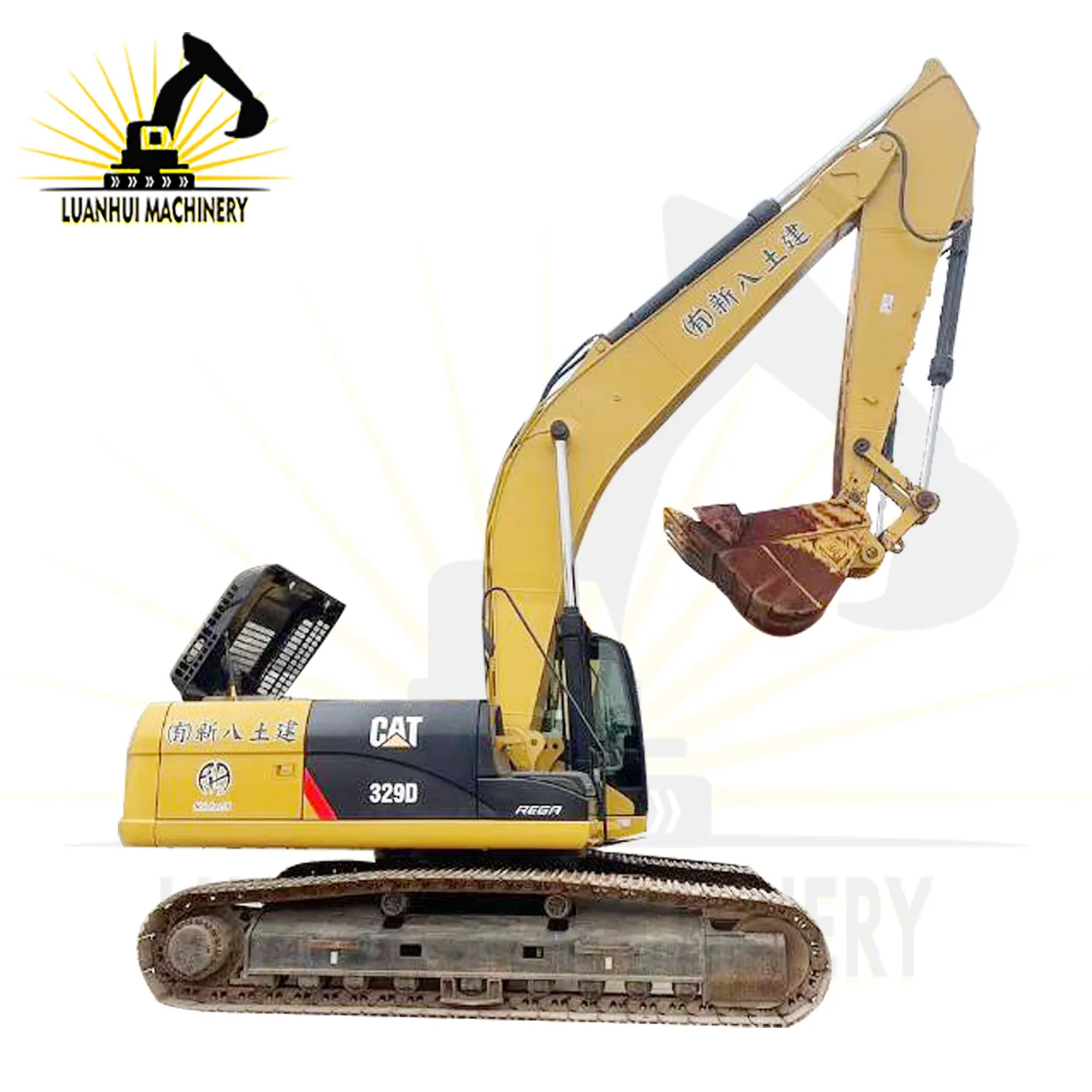 Caterpillar CAT329D est une excavatrice hydraulique utilisée par 29 tonnes une grande excavatrice mécanique