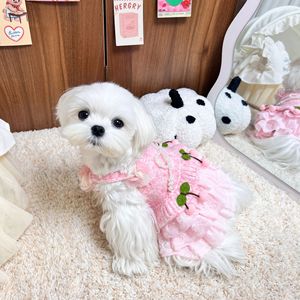 Princess Lace Tutu Skirt For Small <b>Dogs</b> <b>Light</b> Blue Polyester Four Seasons Dress - Product Image 3