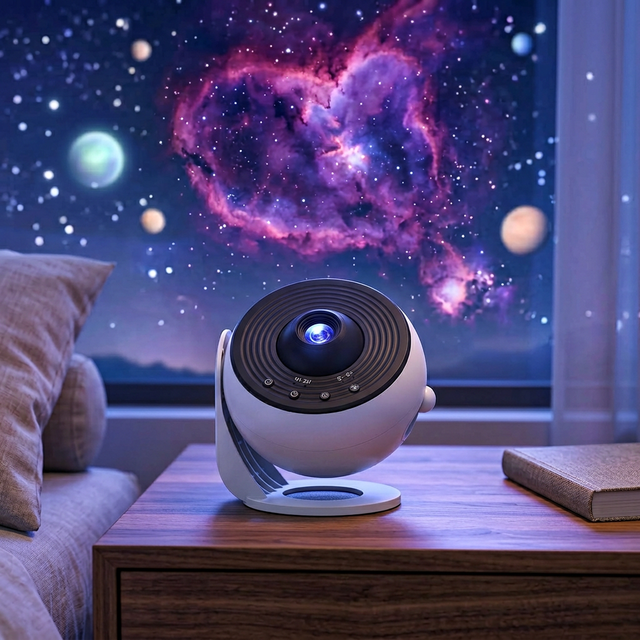Galaxy Star Projector with 13film Sunset Sky Night Light LED Modern Remote Control for Ceiling BL-DQY02-PRO