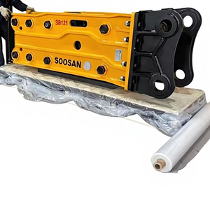 Martillo Hidráulico SOOSAN SB 121 Tipo TOP, Cincel de 155 mm para Excavadoras Pesadas de 28-35 Toneladas, Nuevo, para Construcción y Demolición - Product Image 1