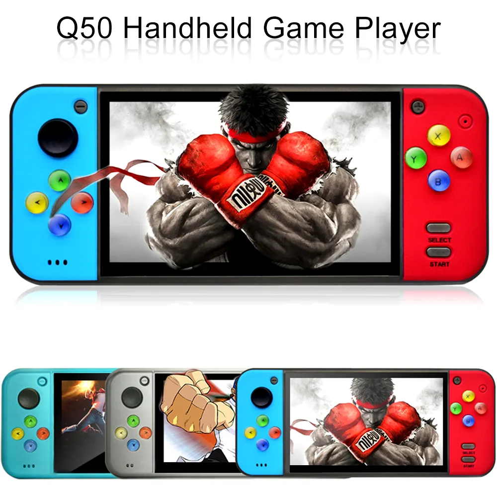 Hot Handheld Game Console 5 inch Screen Retro Game Consoles Player 8GB MP5 Gaming Players for Adult Children Gifts
