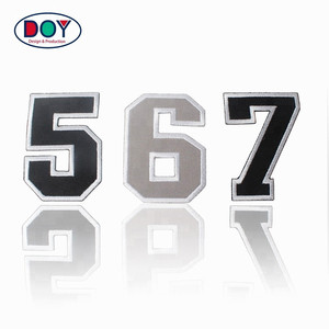 Accessoires de sport en tissu personnalisé, badges, nombres brodés, maillots de Football - Product Image 2