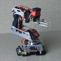 Kit de bras robotique DIY 624G avec pince, main mécanique programmable Arduino, jouet éducatif de codage STEM pour enfants K10