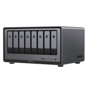 DXP8800 Plus เครื่องจัดเก็บข้อมูลแบบเชื่อมต่อเครือข่าย (แบบไม่มีดิสก์) 8 ช่องใส่ฮาร์ดดิสก์ รุ่น DXP8800 Plus - Product Image 1