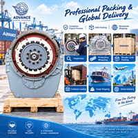 Boîte de vitesses marine SCDC Advance HC138 368HP 2500RPM, transmission robuste avec rapports 2.00-4.45 pour bateaux de pêche et bateaux de travail