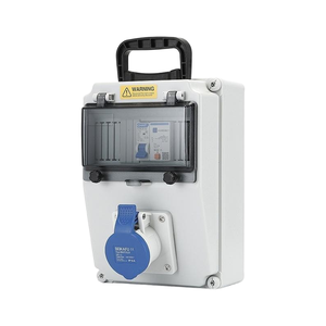 Disjoncteur différentiel 1P+N16A avec boîtier de prise industrielle 3 pôles 16A. Personnalisation possible, contactez le service client pour un devis. Boîtier de prise. - Product Image 6
