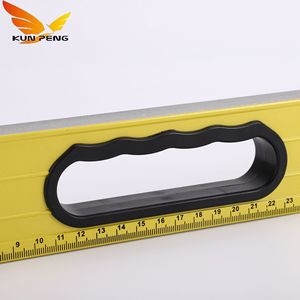 Промышленный желтый алюминиевый магнитный креативный ручной балансировочный инструмент: уровень-линейка 500 мм, точность +/-10 мм - Product Image 2