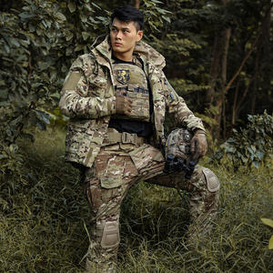 Emersongear Outdoor Nylon <span class=keywords><strong>impermeable</strong></span> Camo Jacket Bomber Jacket Hombres Plus Size Tactical Camouflage Jackets para invierno - Product Image 3