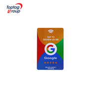 Carte-cadeau de haute qualité pour les médias sociaux, carte de commentaires Google, carte de visite NFC sans contact