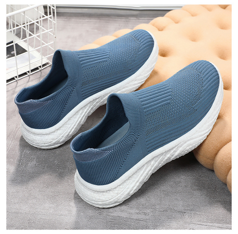 Mesh Breathable Mens Lightweight Gym Workout Running Slip on  display picture 2