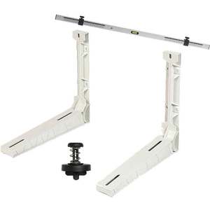 Soporte de aire acondicionado de poliamida Soporte de pared simple en forma de L para uso exterior e industrial Metal y hierro 520X450 - Product Image 1