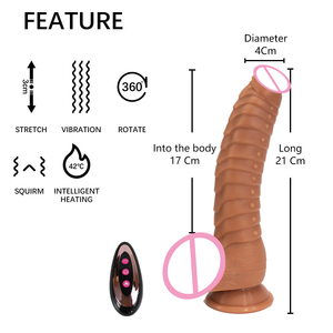 Nouveau gode de pénis réaliste Super réaliste grosse bite pénétration Double Anal Juguetes Sexuales vagin masturbateur jouets sexuels pour adultes - Product Image 2