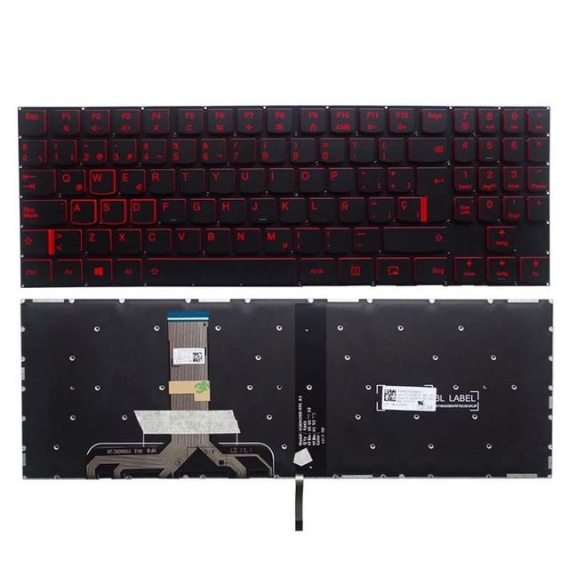 For Legion Y520/Y720/R720 15IKB Full Size LED Backlit Spanish Latin Virtual Laptop Keyboard USB 3.0 New Product-9Z.NDKBN.D01