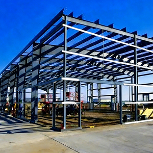 Structure en acier préfabriquée pour entrepôt à plusieurs étages, cadre portique Q345B, poutres en H, construction industrielle - Product Image 3
