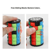 Puzzle 3D Magic Tower en plastique en forme de maïs, cylindrique, rotatif, créatif, casse-tête, jouet anti-stress