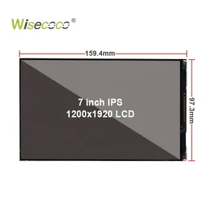 Módulo de pantalla LCD Lvds Full HD Mipi, 7 pulgadas, TFT, Lcd, Raspberry 1920x1200, Panel de pantalla IPS, controlador con placa de controlador