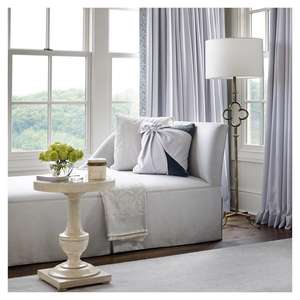 Lampada <span class=keywords><strong>da</strong></span> <span class=keywords><strong>Terra</strong></span> Vintage di Lusso per Hotel e Soggiorno, Decorazione in Metallo Dorato Antico con <span class=keywords><strong>Stelo</strong></span> <span class=keywords><strong>a</strong></span> Quadrifoglio e Paralume in Tessuto - Product Image 4