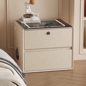Ofertas por Tiempo Limitado: Mesita de Noche Inteligente de Lujo con 2 <span class=keywords><strong>Cajones</strong></span> y Sensor de Huella Dactilar <span class=keywords><strong>para</strong></span> Dormitorio - Product Image 1