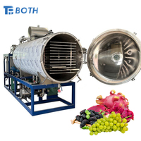 Lyophilisateur industriel électrique Lyophilisateur automatique pour aliments Café Fruits Légumes Viande Composants-Pompe PLC Moteur