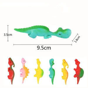 Jouet à presser en silicone TPR pour les doigts, <span class=keywords><strong>dinosaure</strong></span> mini, forme d'oiseau turc fantaisie, anti-stress, pour la relaxation et <span class=keywords><strong>le</strong></span> développement des compétences créatives, amusant et collant pour la muraille - Product Image 2