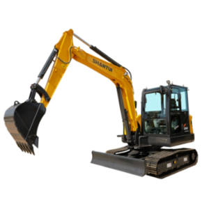 China Shantoe SE60-10W Mini Hydraulische Graafmachine Shantoe Korte Draaicirkel Kleine Rupsbandgraafmachine - Product Image 2