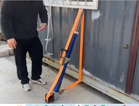Support flexible en alliage d'aluminium en forme de V pour le sauvetage des véhicules