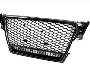 Grille en nid d'abeille RS4 2009-2012 avec <span class=keywords><strong>Quattro</strong></span> dans la maille inférieure | Grille avant A4/S4 de voiture B8 A4 - Product Image 5