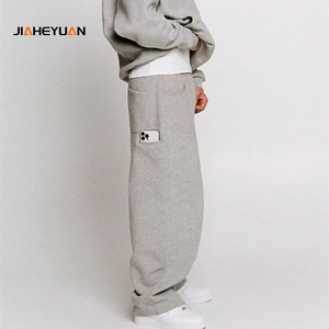 Bộ đồ thể thao nam chất lượng cao gồm áo hoodie rộng thùng thình hai mảnh và quần jogger rộng thùng thình, thiết kế tùy chỉnh, chất liệu dày dặn - Product Image 2