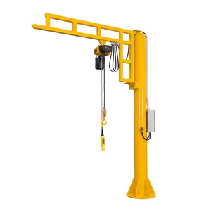Grúa de pilar Anbo serie <span class=keywords><strong>BZN</strong></span> de 1-2 toneladas con brazo giratorio de 360 grados, montaje en suelo, componente PLC, 1 año de garantía de fábrica - Product Image 1